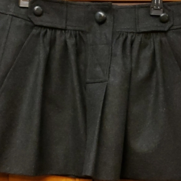 Isabel Marant Women's Elegant Black MiniWool/Cashmere Skirt SZ 2